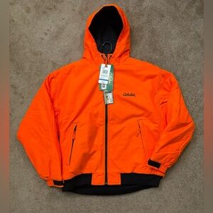 NWT Cabelas RTO Base Camp 2 Blaze Orange Jacket Coat Mens XL Regular New